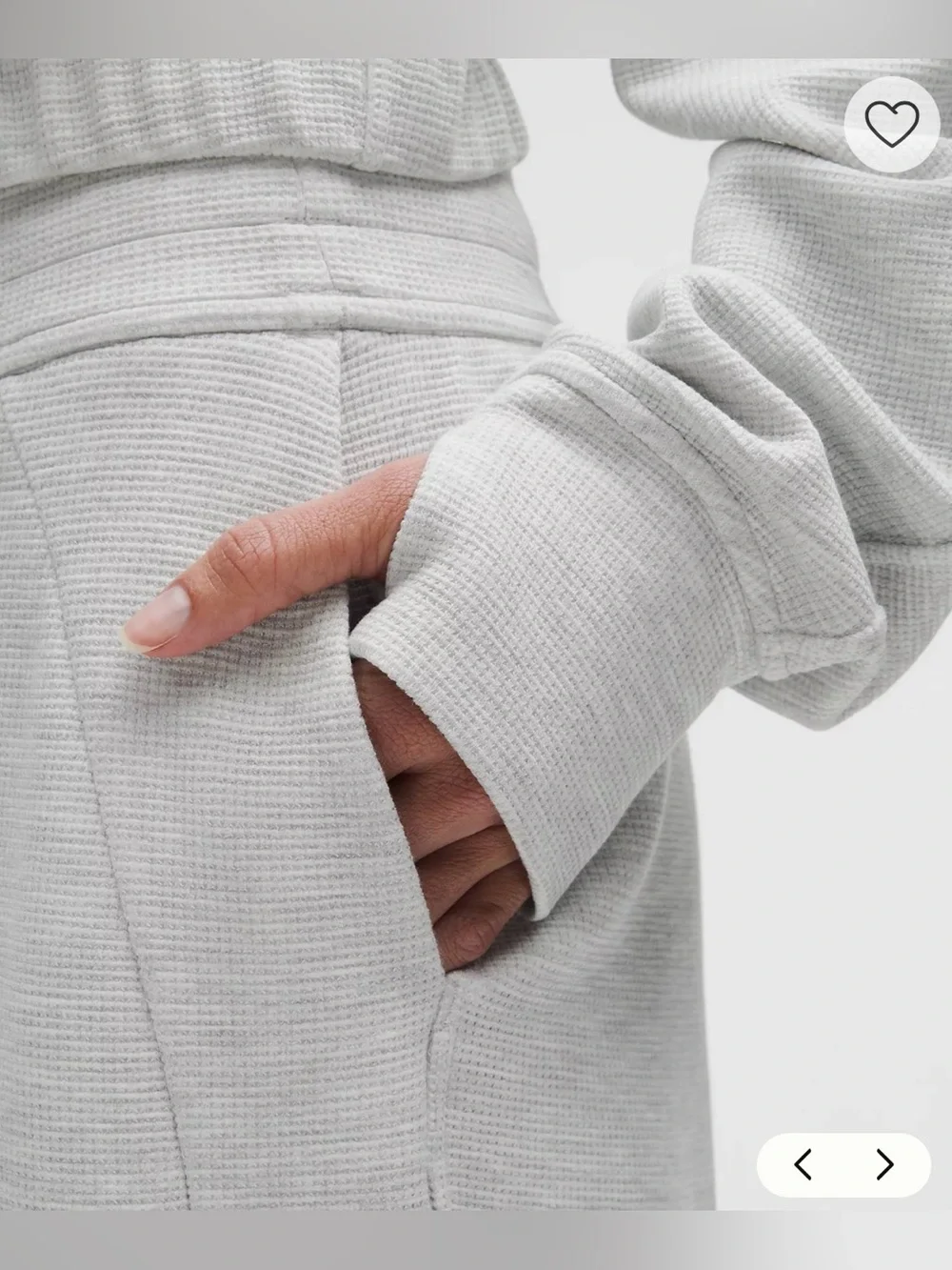 Lululemon Scuba Mid-Rise Wide-Leg Pant Waffle